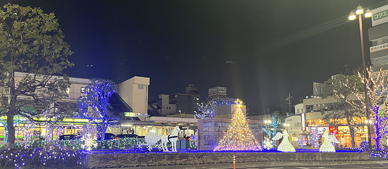 東大宮駅のイルミネーション